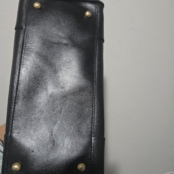 PATRICIA NASH IVY CHAINLINK TOTE Vintage Vegetable Black Large - Picture 6 of 7